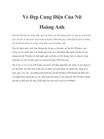 Vẻ Đẹp Cung Điện Của Nữ Hoàng Anh pot