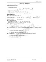 Tài liệu dạy thêm môn toán 12 ( hay)