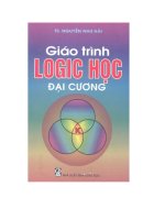 Giáo trình logic học đại cương potx