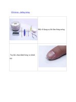 Cắt da tay , dưỡng móng pdf