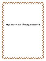 Mẹo hay với cửa sổ trong Windows 8 pdf