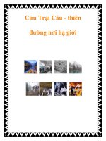 Cửu Trại Câu - thiên đường nơi hạ giới potx