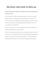 Bài thuốc chữa bệnh từ thiên ma pdf