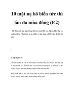 10 mặt nạ hô biến tức thì làn da mùa đông (P.2) potx