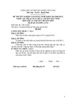 đáp án + đề thi lí thuyết tốt nghiệp khóa 3 - kỹ thuật sửa chữa lắp ráp máy tính - mã đề thi sclrmt - lt (16)