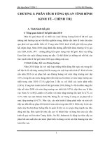 Đề tài: Tình hình kinh tế-chính trị năm 2010 pptx