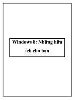 Windows 8: Những hữu ích cho bạn pdf