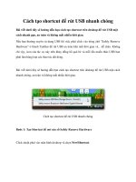 Cách tạo shortcut để rút USB nhanh chóng pdf