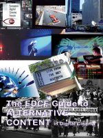 THE EDCF GUIDE TO ALTERNATIVE CONTENT IN DIGITAL CINEMA potx