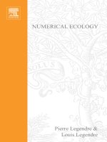 Numerical Ecology SECOND ENGLISH EDITION pptx