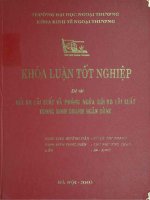 rủi ro lãi suất và phòng ngừa rủi ro lãi suất trong kinh doanh ngân hàng