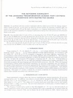 Độ phức tạp ô tô mát của lược đồ biến đổi ngôn ngữ có chứa các phép toán có bậc hạn chế. ppt