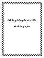 Những thông tin cần biết về chủng ngừa potx