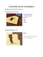 Cú mèo nhắc việc cho cô nàng đãng trí pptx