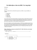 Các khái niệm cơ bản của DB2: Các ràng buộc doc