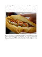 3 món bánh mì KHÔNG GIỐNG AI