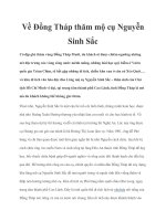 Về Đồng Tháp thăm mộ cụ Nguyễn Sinh Sắc pdf