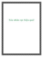 Xóa nhăn cực hiệu quả! docx