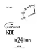 Sams teach yourself KDE in 24 hours pdf