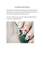 Vẽ nail Ông Già tuyết dễ thương pot