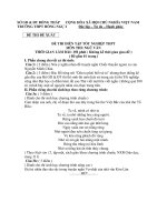 Đề Thi Thử Tốt Nghiệp Văn 2013 - Phần 3 - Đề 27 ppt