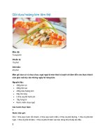 Gỏi dưa hoàng kim tôm thịt docx