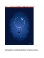 làm sao hình thành tư tưởng cho bản thân