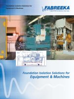 Foundation Isolation Solutions for Equipment & Machines pot