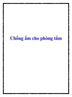 Chống ẩm cho phòng tắm pot