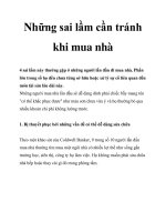 Những sai lầm cần tránh khi mua nhà pptx