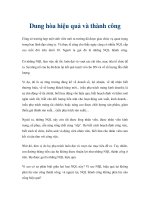 Dung hòa hiệu quả và thành công pot