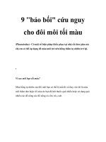 9 bảo bối cứu nguy cho đôi môi tối màu pdf