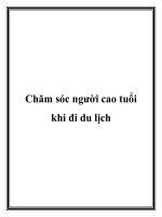 Chăm sóc người cao tuổi khi đi du lịch doc