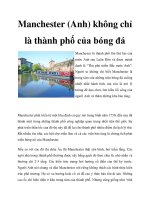 Manchester (Anh) không chỉ là thành phố của bóng đá ppt