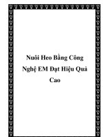Nuôi Heo Bằng Công Nghệ EM Đạt Hiệu Quả Cao pdf