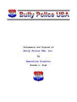 Statements and Purpose of Bully Police USA, Inc. pdf