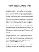 Tránh béo phì, không khó! pot