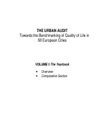 THE URBAN AUDIT Towards the Benchmarking of Quality of Life in 58 European Cities docx