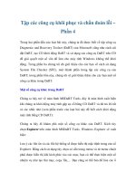 Tập các công cụ khôi phục và chẩn đoán lỗi – Phần 4 pptx