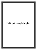 Nhà quê trong hẻm phố pdf