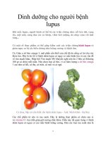 Dinh dưỡng cho người bệnh lupus docx