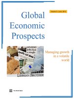 Global Economic Prospects - Managing growth in a volatile world docx