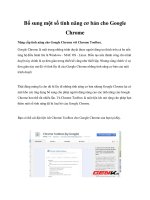 Bổ sung một số tính năng cơ bản cho Google Chrome ppt