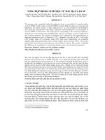 TỔNG HỢP DIESEL SINH HỌC TỪ DẦU HẠT CAO SU pdf