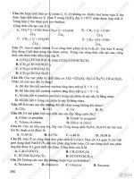 Phương pháp trắc nghiệm - Bộ đề thi hóa học (Thi TNPT và thi tuyển sinh ĐH và CĐ) - cao cự giác Part3