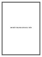 100 MÉT TRANH GỐM MỸ THUẬT ĐẦU TIÊN pptx
