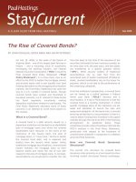 PAUL HASTINGS STAY CURRENT: A CLIENT ALERT FROM PAUL HASTINGS potx