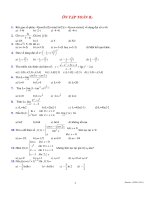 Trắc nghiệm toán cao cấp B1