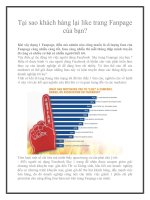 Tại sao khách hàng lại like trang Fanpage của bạn? doc