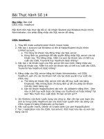 Bài tập thực hành môn cơ sở dữ liệu